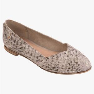TOMS Women's Snakeskin Flats